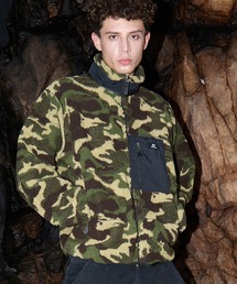 『OY/オーワイ』BLOCK POCKET FLEECE JACKET/ブロックポケットフリースジャケット