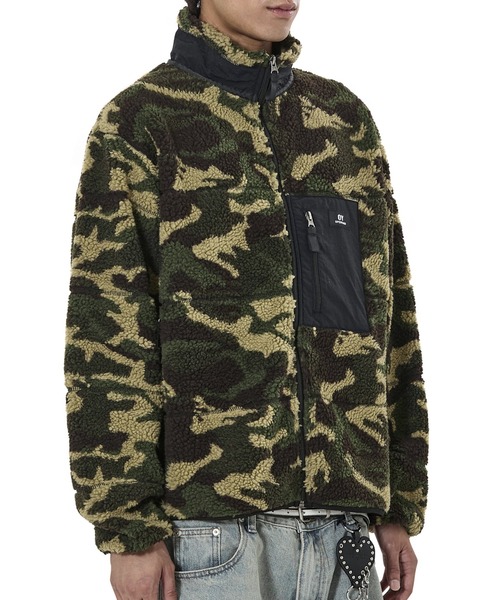 OY(オーワイ)の「『OY/オーワイ』BLOCK POCKET FLEECE JACKET/ブロックポケットフリースジャケット(その他アウター・レディース・ブラック/アイボリー/カモフラージュ・L)」の17枚目の写真