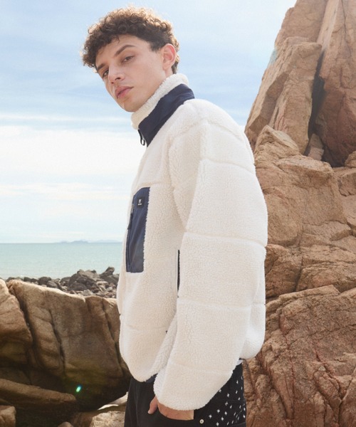 OY(オーワイ)の「『OY/オーワイ』BLOCK POCKET FLEECE JACKET/ブロックポケットフリースジャケット(その他アウター・レディース・ブラック/アイボリー/カモフラージュ・L)」の21枚目の写真