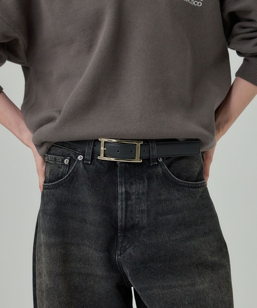 BABYLONE（バビロン）の「バックルベルト（ベルト・レディース・ブラウン/ブラック/ダークブラウン・FREE）」の5枚目の写真