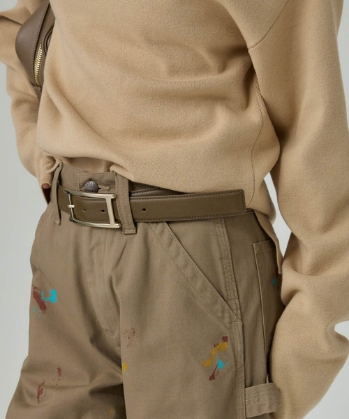 BABYLONE（バビロン）の「バックルベルト（ベルト・レディース・ブラウン/ブラック/ダークブラウン・FREE）」の7枚目の写真