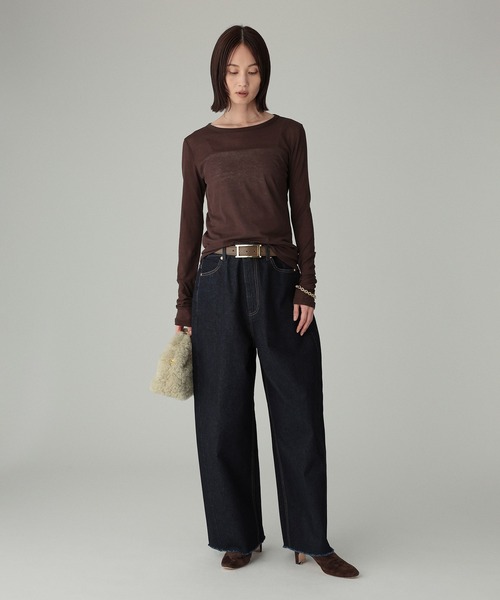 BABYLONE（バビロン）の「バックルベルト（ベルト・レディース・ブラウン/ブラック/ダークブラウン・FREE）」の18枚目の写真