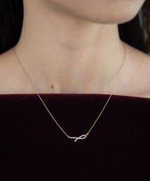 ビジューノットネックレス