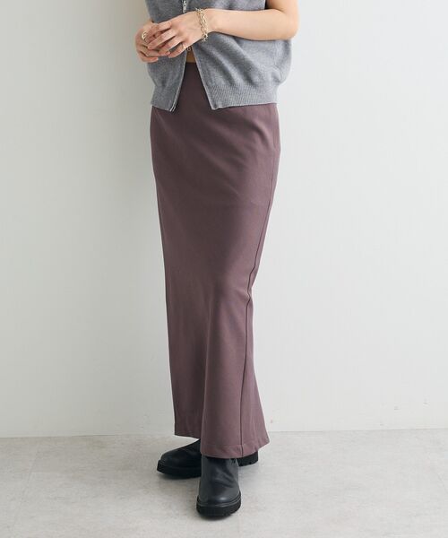 CRAFT STANDARD BOUTIQUE（クラフトスタンダードブティック）の「バイアスIラインスカート◆（スカート・レディース・ブラウン/ブラック/ブラック系その他3・M/L）」の12枚目の写真