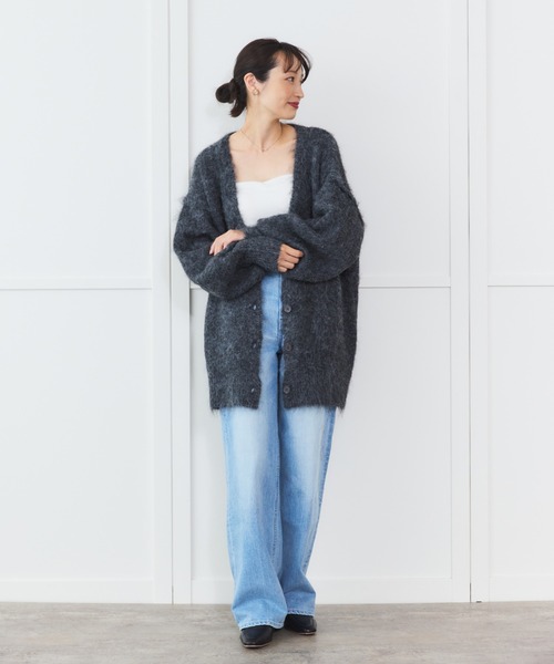 Sirin(シリン)の「【ZOZO限定】シャギーカーディガン(カーディガン/ボレロ・レディース・ベージュ/ネイビー/グレー/ブルー・FREE)」の10枚目の写真