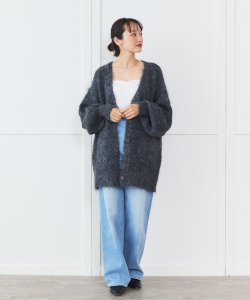 Sirin(シリン)の「【ZOZO限定】シャギーカーディガン(カーディガン/ボレロ・レディース・ベージュ/ネイビー/グレー/ブルー・FREE)」の12枚目の写真