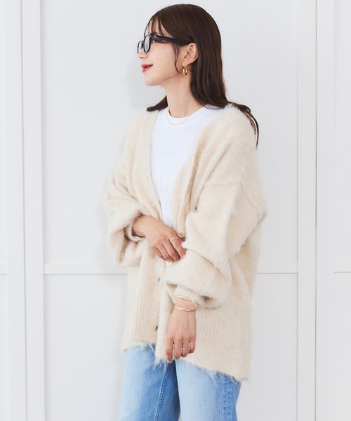 Sirin(シリン)の「【ZOZO限定】シャギーカーディガン(カーディガン/ボレロ・レディース・ベージュ/ネイビー/グレー/ブルー・FREE)」の17枚目の写真
