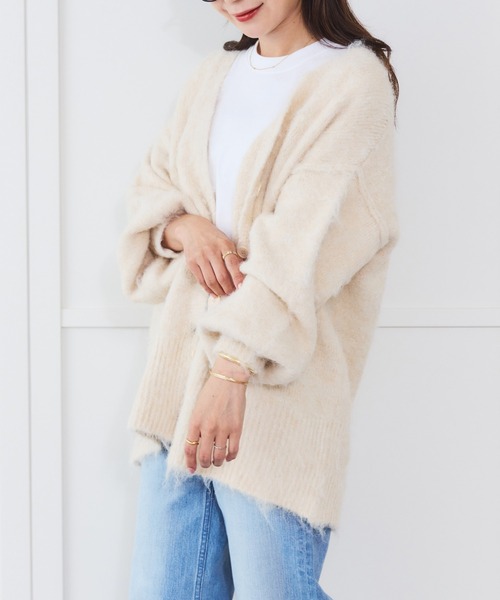 Sirin(シリン)の「【ZOZO限定】シャギーカーディガン(カーディガン/ボレロ・レディース・ベージュ/ネイビー/グレー/ブルー・FREE)」の14枚目の写真