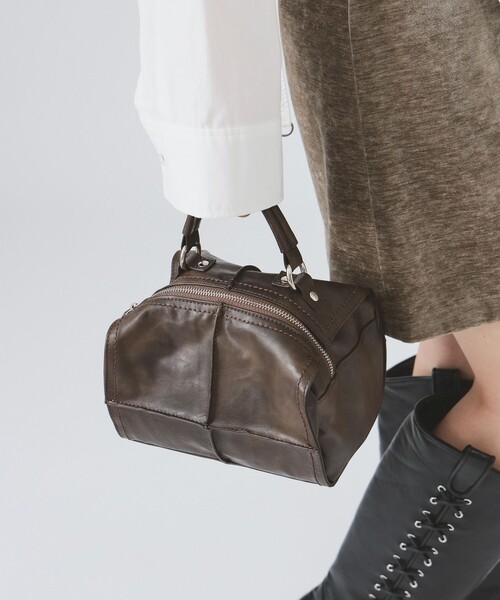 Ray BEAMS(レイビームス)の「フェード シーム バッグ(トートバッグ・レディース・ブルー/ダークブラウン・ONE SIZE)」の1枚目の写真