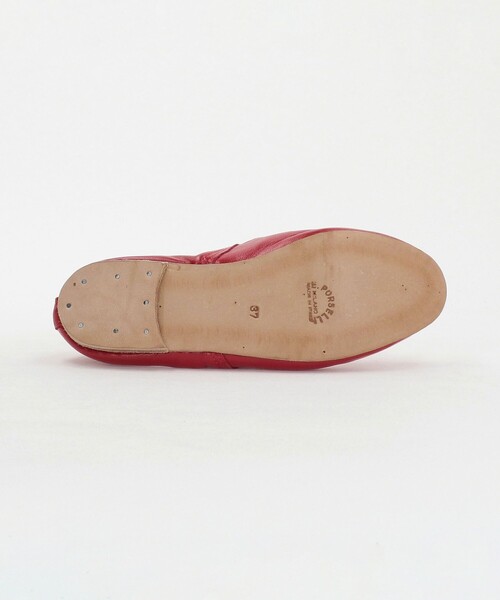 Porselli × Steven Alan＞BALLET SHOES RED/バレエシューズ