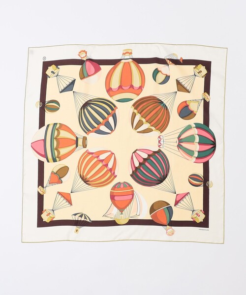 TOMORROWLAND （トゥモローランド）の「Atelier TOMORROWLAND BALLON シルクスカーフ（バンダナ/スカーフ・レディース・ライトベージュ/オレンジ系その他・FREE）」の5枚目の写真