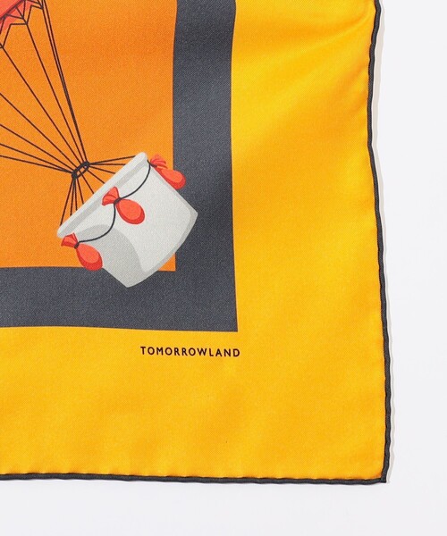 TOMORROWLAND （トゥモローランド）の「Atelier TOMORROWLAND BALLON シルクスカーフ（バンダナ/スカーフ・レディース・ライトベージュ/オレンジ系その他・FREE）」の6枚目の写真
