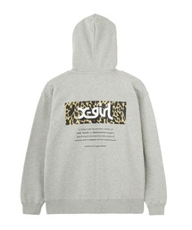 X Girlグレーパーカー X-girl パーカー BY X-GIRL FOR X ZIP UP SWEAT HOODIE