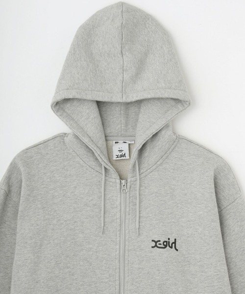 LEOPARD BOX ZIP UP SWEAT HOODIE（パーカー）｜X-girl（エックス