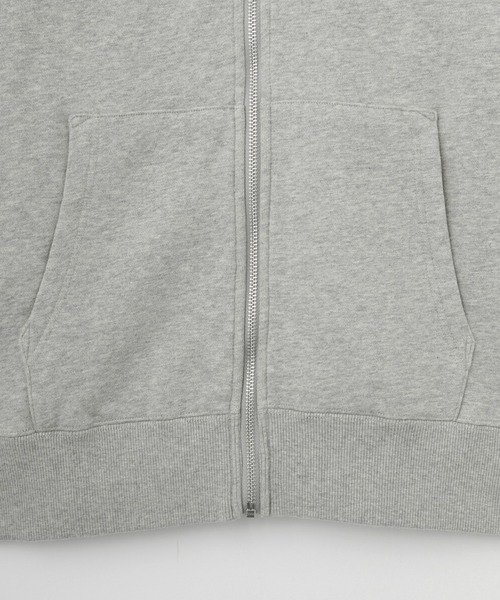 X-girl（エックスガール）の「LEOPARD BOX ZIP UP SWEAT HOODIE（パーカー・レディース・パープル/アッシュ/ブラック・S/M）」の17枚目の写真