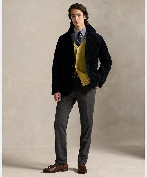 キルテッド コーデュロイ カー コート（カバーオール）｜POLO RALPH