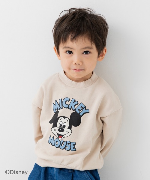 セール】〈ディズニー〉ミッキーマウス/裏毛トレーナー（スウェット