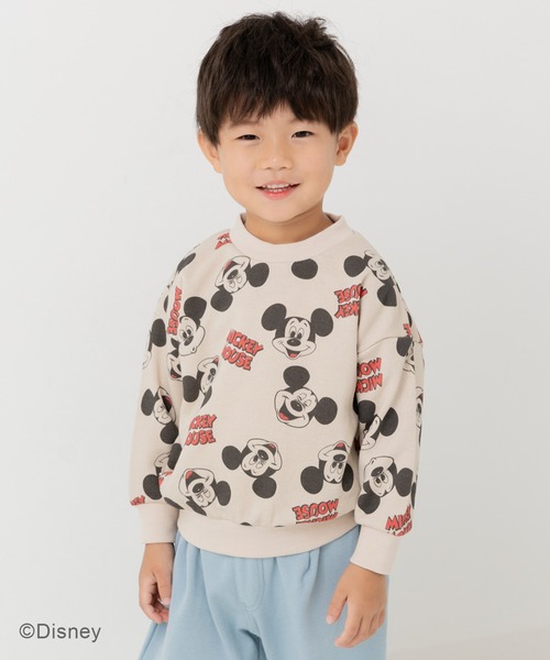 Disney(ディズニー)の「〈ディズニー〉ミッキーマウス/裏毛トレーナー(スウェット・キッズ・E/F/C/D/A/B・80cm/90cm/100cm/110cm/120cm/130cm/140cm)」の6枚目の写真