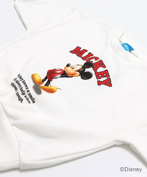 Disney(ディズニー)の「〈ディズニー〉ミッキーマウス/裏毛トレーナー(スウェット・キッズ・E/F/C/D/A/B・80cm/90cm/100cm/110cm/120cm/130cm/140cm)」の21枚目の写真