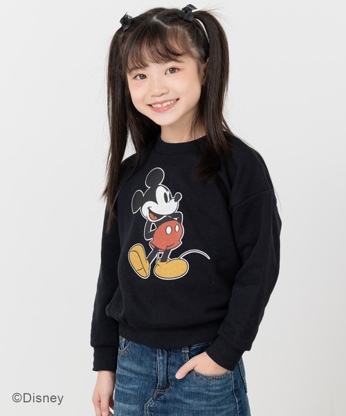 Disney(ディズニー)の「〈ディズニー〉ミッキーマウス/裏毛トレーナー(スウェット・キッズ・E/F/C/D/A/B・80cm/90cm/100cm/110cm/120cm/130cm/140cm)」の17枚目の写真