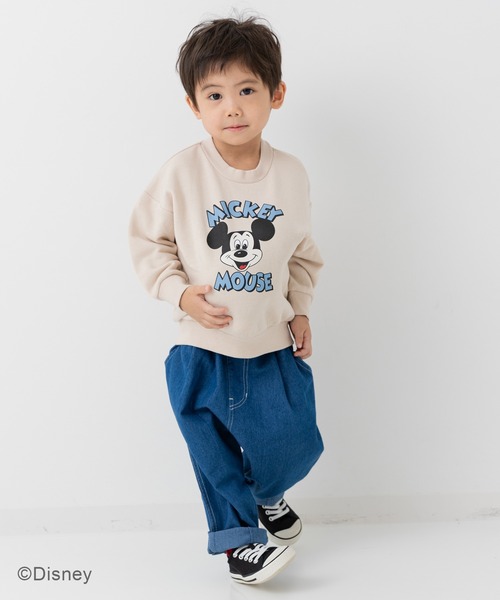 Disney(ディズニー)の「〈ディズニー〉ミッキーマウス/裏毛トレーナー(スウェット・キッズ・E/F/C/D/A/B・80cm/90cm/100cm/110cm/120cm/130cm/140cm)」の16枚目の写真