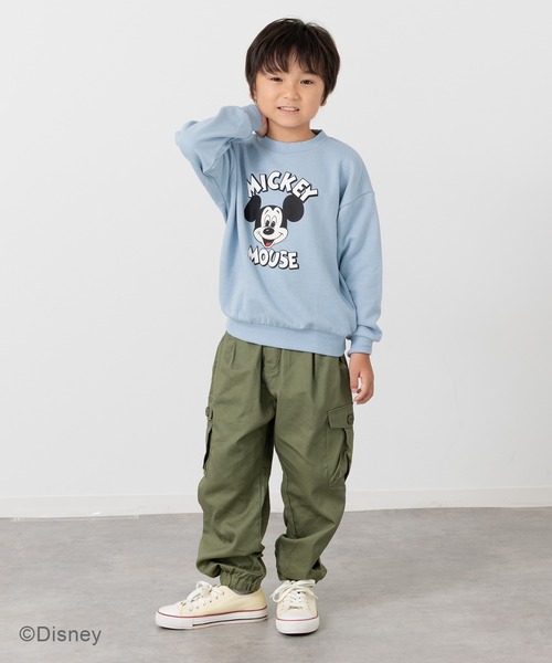Disney(ディズニー)の「〈ディズニー〉ミッキーマウス/裏毛トレーナー(スウェット・キッズ・E/F/C/D/A/B・80cm/90cm/100cm/110cm/120cm/130cm/140cm)」の12枚目の写真