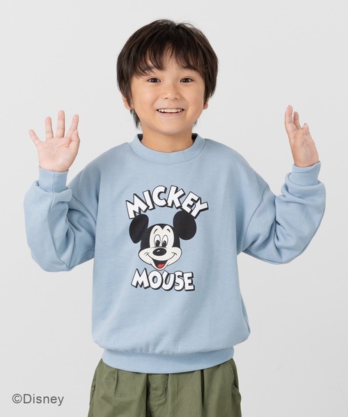 Disney(ディズニー)の「〈ディズニー〉ミッキーマウス/裏毛トレーナー(スウェット・キッズ・E/F/C/D/A/B・80cm/90cm/100cm/110cm/120cm/130cm/140cm)」の10枚目の写真