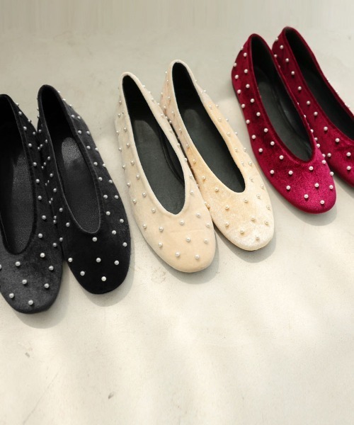 DONOBAN（ドノバン）の「パールベロアパンプス（パンプス・レディース・アイボリー/ブラック/ワイン・35/37/39）」の13枚目の写真