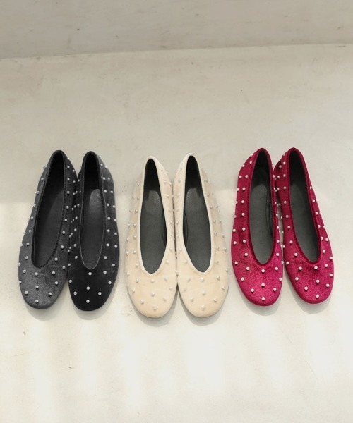 DONOBAN（ドノバン）の「パールベロアパンプス（パンプス・レディース・アイボリー/ブラック/ワイン・35/37/39）」の17枚目の写真