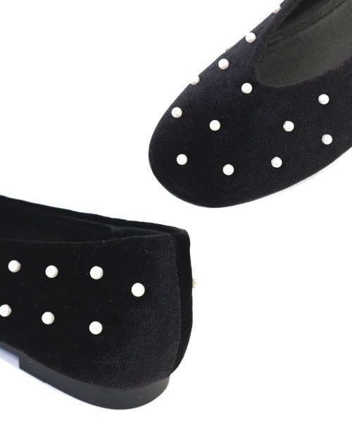 DONOBAN（ドノバン）の「パールベロアパンプス（パンプス・レディース・アイボリー/ブラック/ワイン・35/37/39）」の5枚目の写真