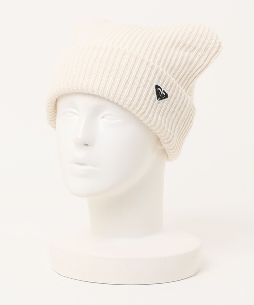 ROXY(ロキシー)の「ROXY SQUARE BEANIE /ロキシーニット帽・ビーニー(ニットキャップ/ビーニー・レディース・イエロー/ブラック/ブラック系その他・FREE)」の1枚目の写真