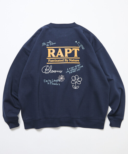 FREAK'S STORE（フリークスストア）の「限定展開 リラックスフィット ロープ刺繍デザイン バックプリント クルーネック スウェット / Rapt（スウェット・メンズ・チャコールグレー/ベージュ/ネイビー/グレー・SMALL/LARGE/MEDIUM）」の5枚目の写真