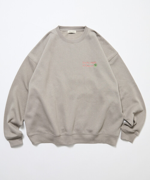 FREAK'S STORE（フリークスストア）の「限定展開 リラックスフィット ロープ刺繍デザイン バックプリント クルーネック スウェット / Rapt（スウェット・メンズ・チャコールグレー/ベージュ/ネイビー/グレー・SMALL/LARGE/MEDIUM）」の12枚目の写真