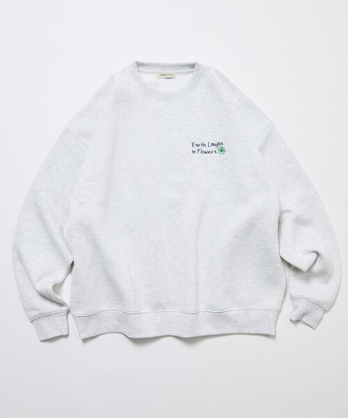 FREAK'S STORE（フリークスストア）の「限定展開 リラックスフィット ロープ刺繍デザイン バックプリント クルーネック スウェット / Rapt（スウェット・メンズ・チャコールグレー/ベージュ/ネイビー/グレー・SMALL/LARGE/MEDIUM）」の13枚目の写真