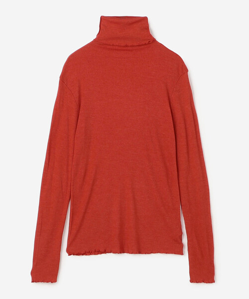 TICCA（ティッカ）の「TICCA | ウールシルク ボトルネックプルオーバー WOMEN（Tシャツ/カットソー・レディース・アイボリー/ブルー/レッド/ネイビー・F）」の17枚目の写真