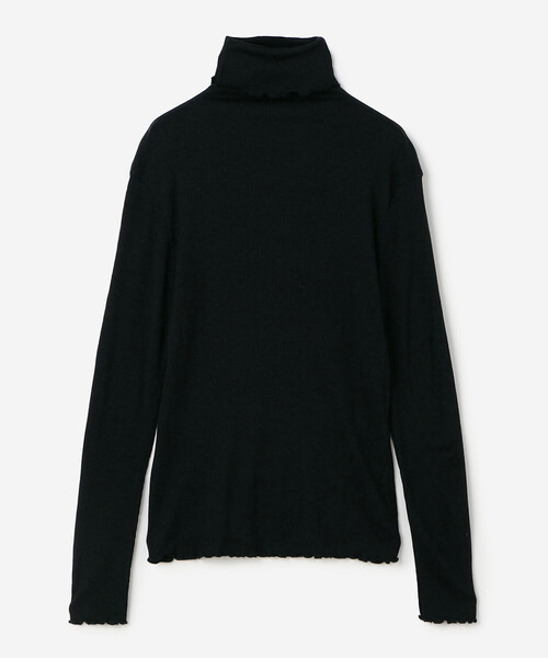 TICCA（ティッカ）の「TICCA | ウールシルク ボトルネックプルオーバー WOMEN（Tシャツ/カットソー・レディース・アイボリー/ブルー/レッド/ネイビー・F）」の18枚目の写真