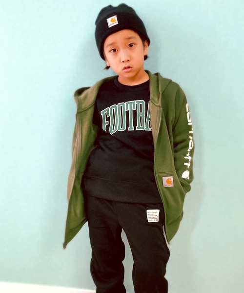 Carhartt(カーハート)の「carhartt ZIPパーカー(パーカー・キッズ・グリーン/ブラック・4/5/6/7/S/M/L/XL)」の11枚目の写真