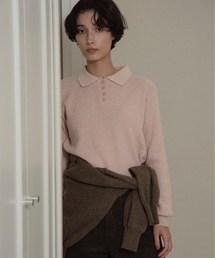 lawgy（ラウジー）の「simple polo rafu knit pullover   シンプルポロラフニットプルオーバー（ニット/セーター）」