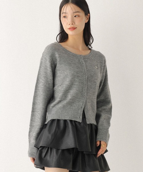 Heather(ヘザー)の「モチーフニットカーディガン 599324(カーディガン/ボレロ・レディース・ピンク/ネイビー/グレー・FREE)」の16枚目の写真