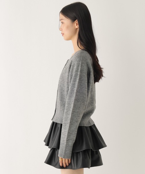 Heather(ヘザー)の「モチーフニットカーディガン 599324(カーディガン/ボレロ・レディース・ピンク/ネイビー/グレー・FREE)」の5枚目の写真