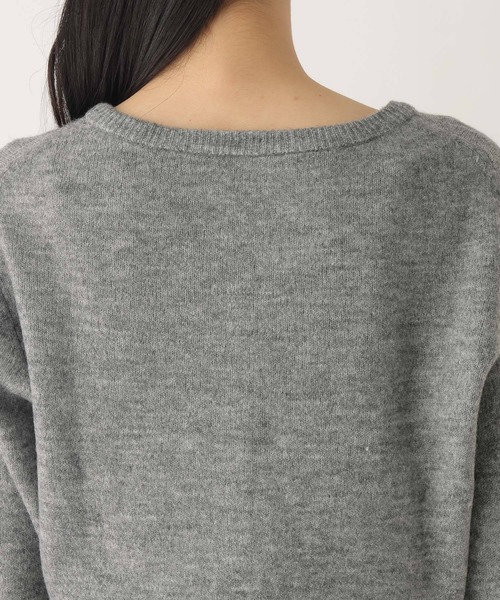 Heather(ヘザー)の「モチーフニットカーディガン 599324(カーディガン/ボレロ・レディース・ピンク/ネイビー/グレー・FREE)」の7枚目の写真