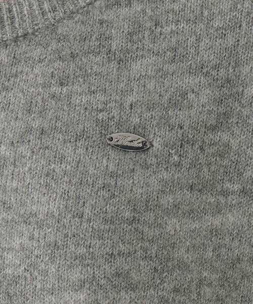 Heather(ヘザー)の「モチーフニットカーディガン 599324(カーディガン/ボレロ・レディース・ピンク/ネイビー/グレー・FREE)」の11枚目の写真