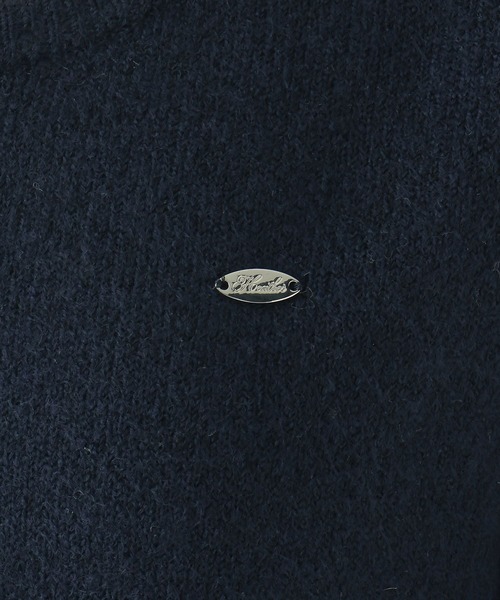 Heather(ヘザー)の「モチーフニットカーディガン 599324(カーディガン/ボレロ・レディース・ピンク/ネイビー/グレー・FREE)」の13枚目の写真