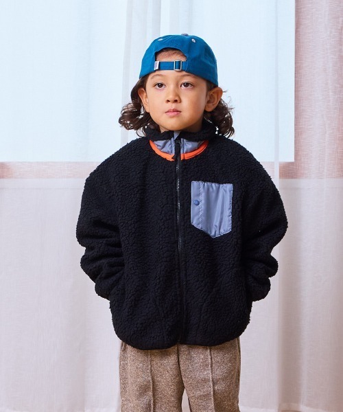 MARKEY'S(마키즈)의 「리페스 A 보아 재킷(블루존)」｜블랙