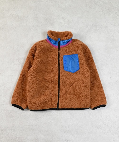 MARKEY'S（マーキーズ）の「リペスＡボアジャケット（ブルゾン・キッズ・ブラウン/オフホワイト/ブラック/グリーン/パープル系その他・80/90/95/100/110/120/130/140/150）」の20枚目の写真