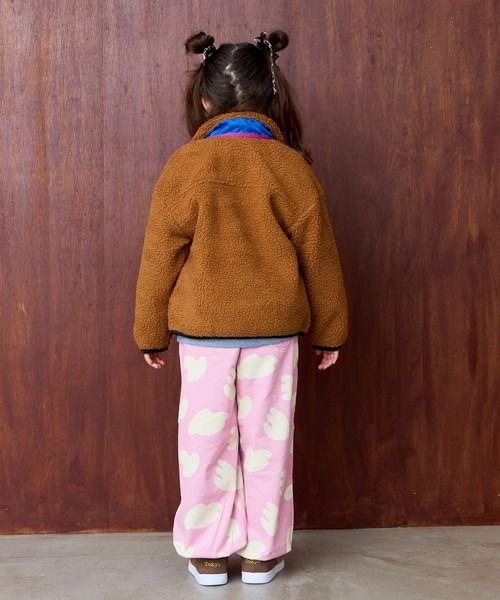 MARKEY'S（マーキーズ）の「リペスＡボアジャケット（ブルゾン・キッズ・ブラウン/オフホワイト/ブラック/グリーン/パープル系その他・80/90/95/100/110/120/130/140/150）」の16枚目の写真