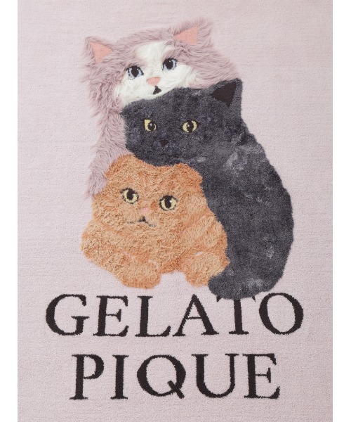 Sleep】CAT3柄 ジャガードマルチカバー（寝具）｜gelato pique Sleep