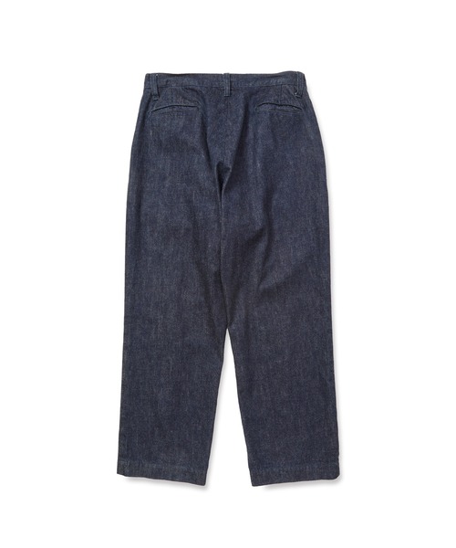 CALEE（キャリー）の「VINTAGE REPRODUCT DENIM TUCK TROUSERS ＜INDIGO＞（デニムパンツ・メンズ・インディゴブルー・MEDIUM/LARGE/X-LARGE）」の3枚目の写真