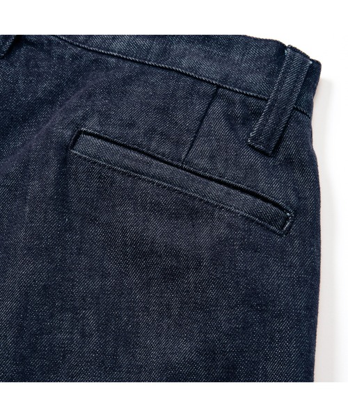 CALEE（キャリー）の「VINTAGE REPRODUCT DENIM TUCK TROUSERS ＜INDIGO＞（デニムパンツ・メンズ・インディゴブルー・MEDIUM/LARGE/X-LARGE）」の7枚目の写真