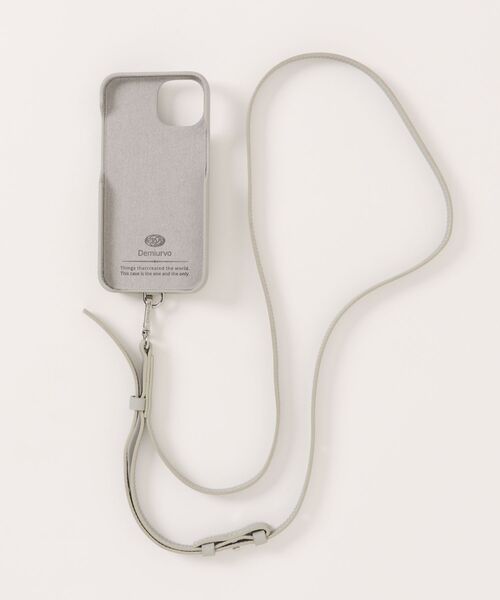 Demiurvo（デミウルーボ）の「【Demiurvo】POCHE iPhone14（スマホケース/カバー・メンズ・グレー/マルチ/ホワイト/ブラウン・FREE）」の5枚目の写真